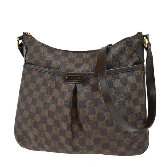 LOUIS VUITTON Bloomsbury PM Shoulder Bag Damier Leather Brown N42251 73KA797 - Picture 1 of 16
